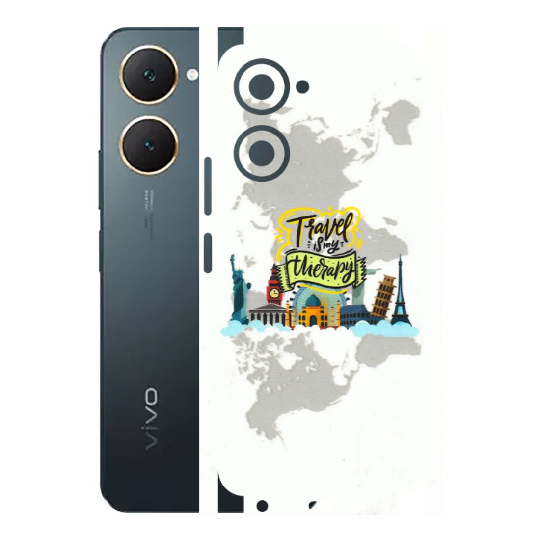 VIVO Y Series Phone Skins (All Models) - Travel Therapy - 3D Embossed Finish (L-199) Vivo Y18