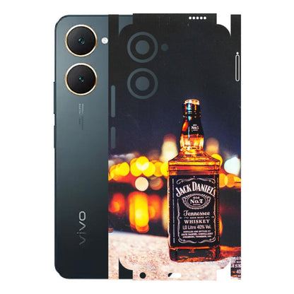 VIVO Y Series Phone Skins (All Models) - JD Whiskey Bottle - 3D Embossed Finish (L-20) Vivo Y18