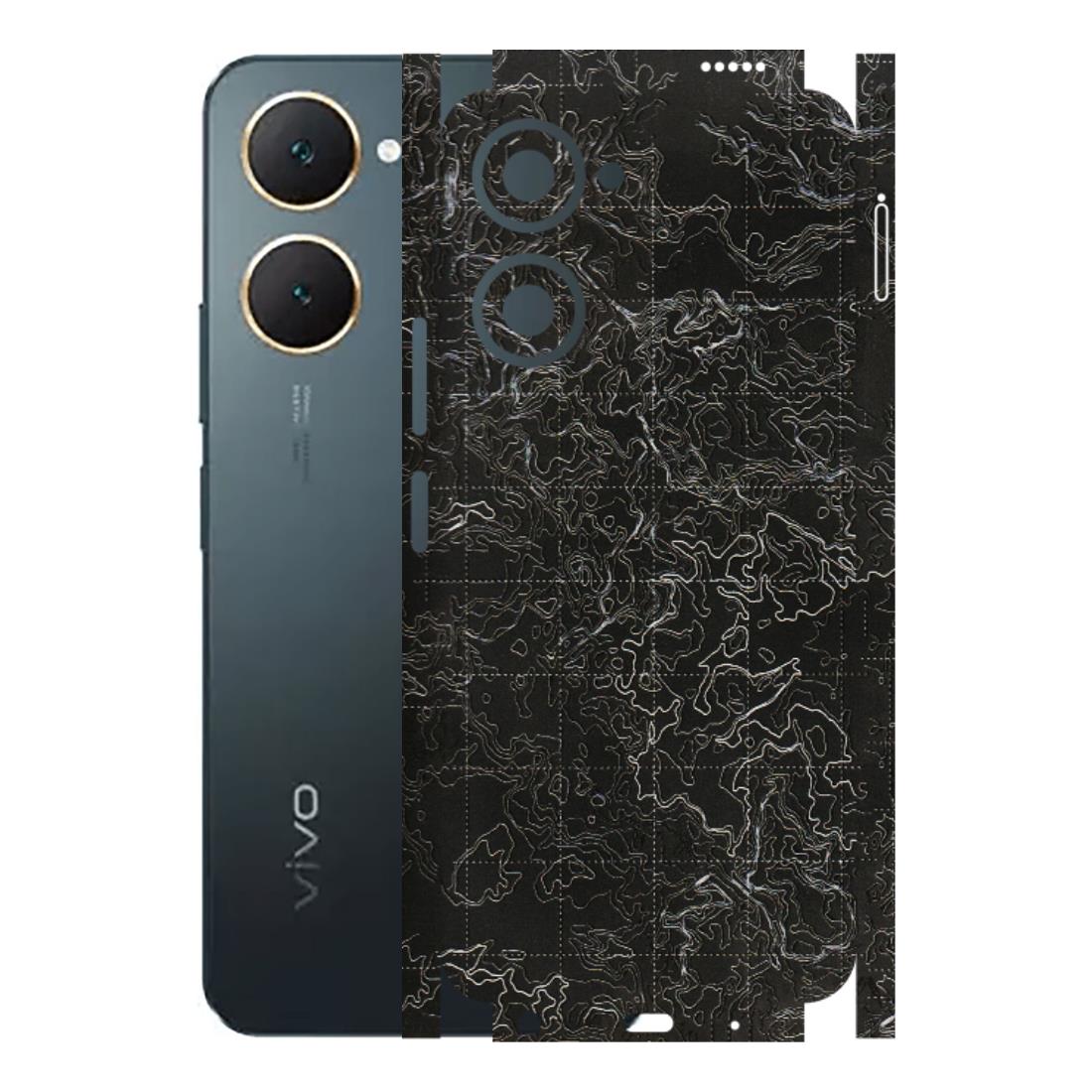 VIVO Y Series Phone Skins (All Models) - Black map Texture - 3D Embossed Finish (L-201) Vivo Y18