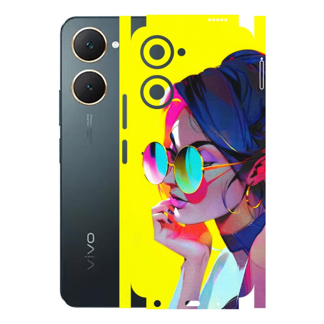 VIVO Y Series Phone Skins (All Models) - Bold Stylish Girl - 3D Embossed Finish (L-222) Vivo Y18
