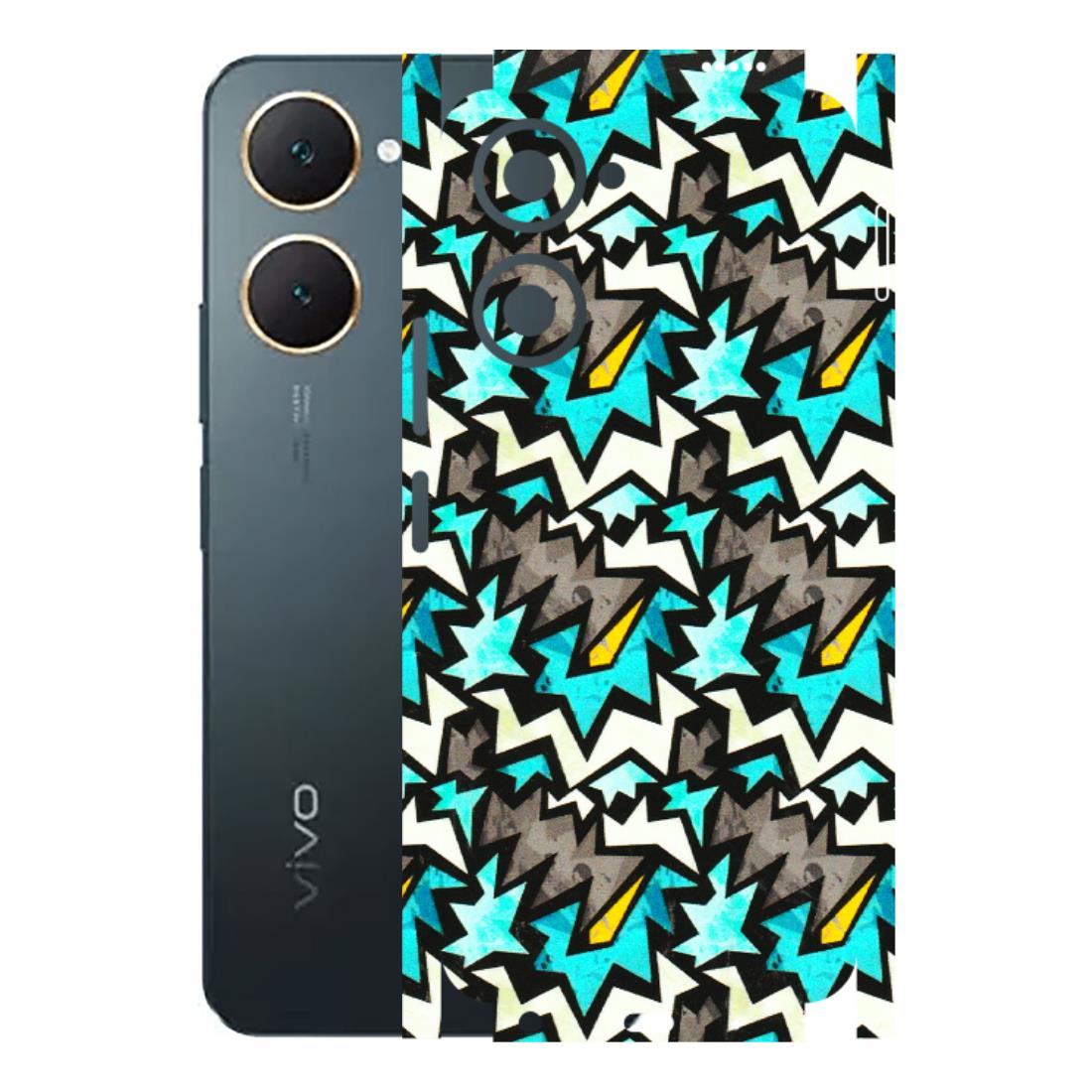 VIVO Y Series Phone Skins (All Models) - Funky Zig Zag - 3D Embossed Finish (L-223) Vivo Y18