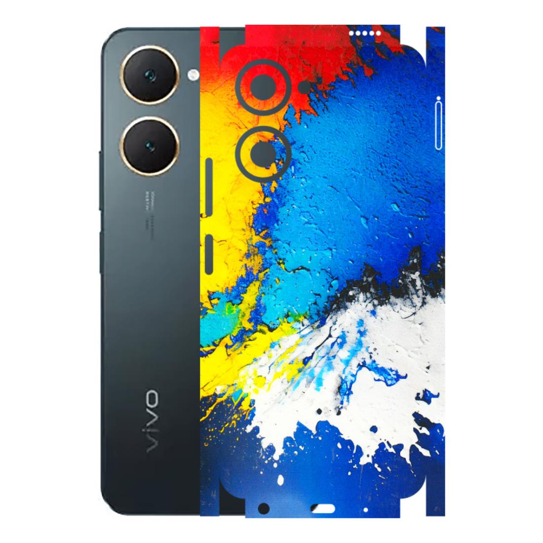 VIVO Y Series Phone Skins (All Models) - Acrylic Paint Spill - 3D Embossed Finish (L-229) Vivo Y18