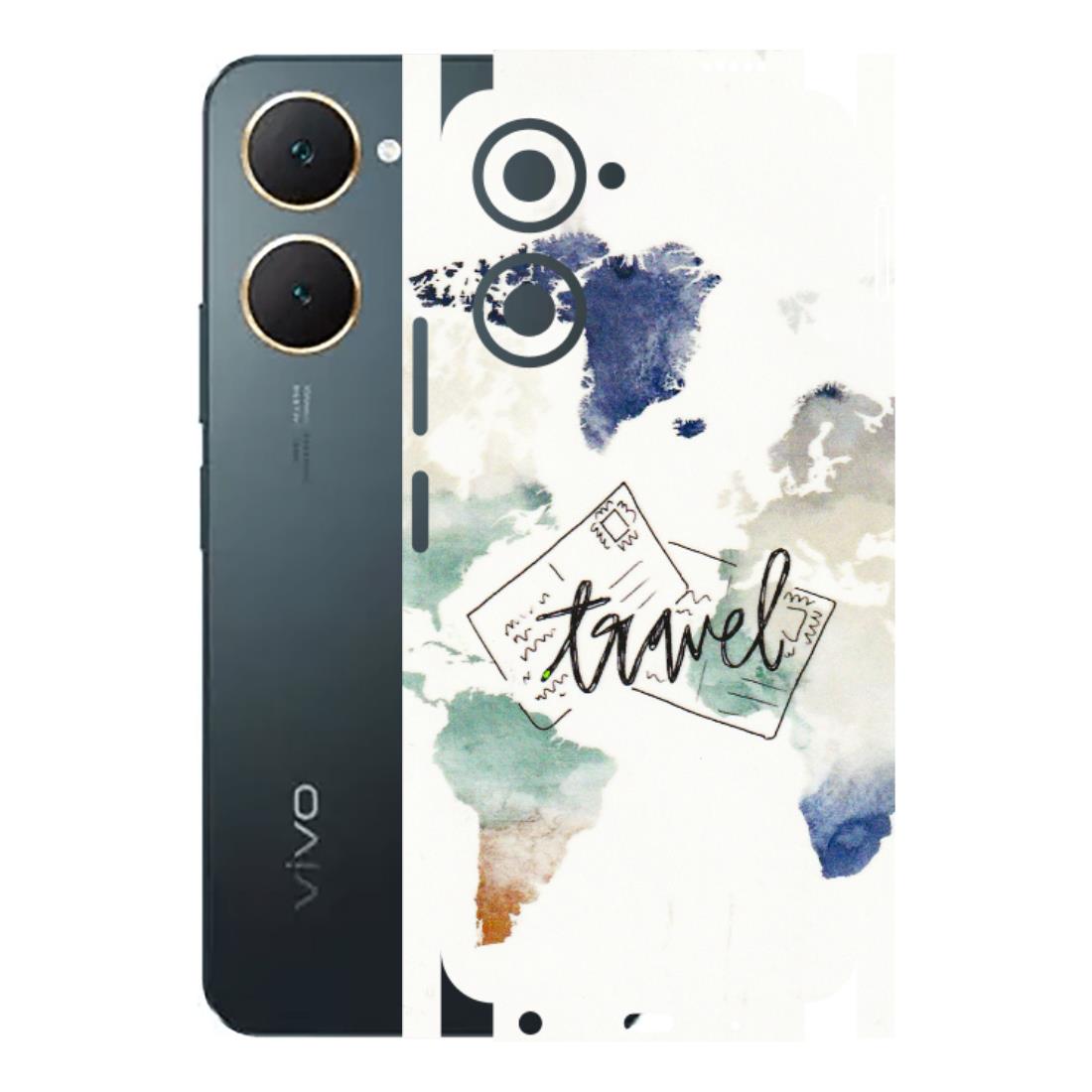 VIVO Y Series Phone Skins (All Models) - Travel The World - 3D Embossed Finish (L-232) Vivo Y18