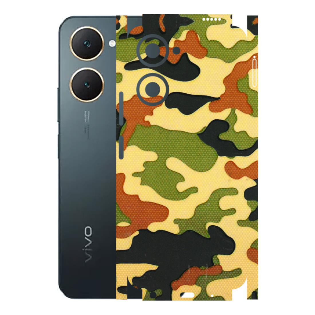 VIVO Y Series Phone Skins (All Models) - Indian Military - 3D Embossed Finish (L-234) Vivo Y18