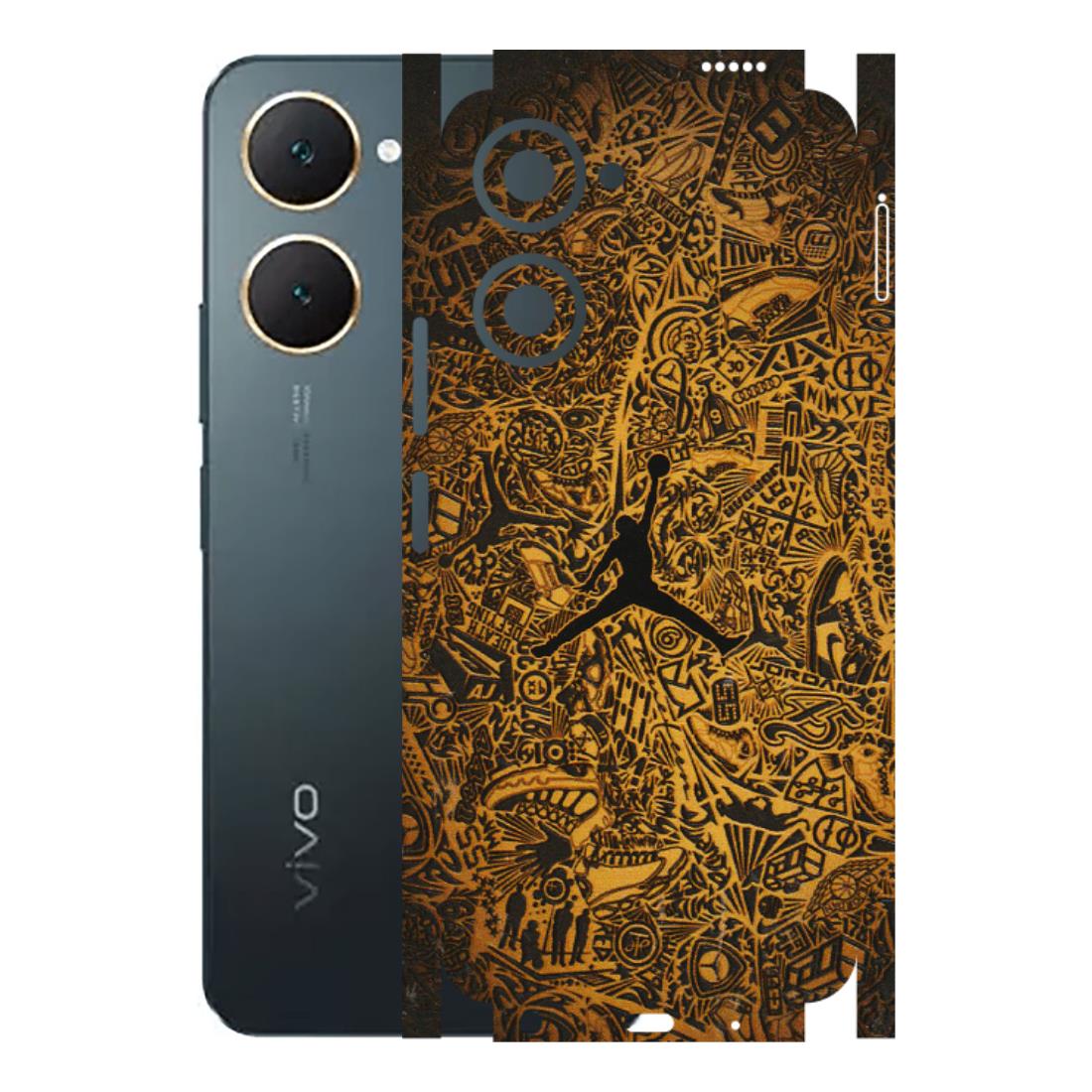 VIVO Y Series Phone Skins (All Models) - Premium Gold Basketball Player - 3D Embossed Finish (L-236) Vivo Y18