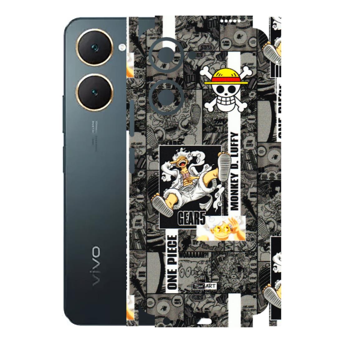 VIVO Y Series Phone Skins (All Models) - Cuffy Anime MonkeyCamic - 3D Embossed Finish (L-242) Vivo Y18