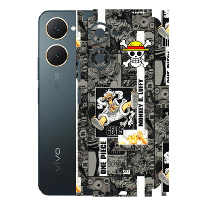 VIVO Y Series Phone Skins (All Models) - Cuffy Anime MonkeyCamic - 3D Embossed Finish (L-242) Vivo Y18