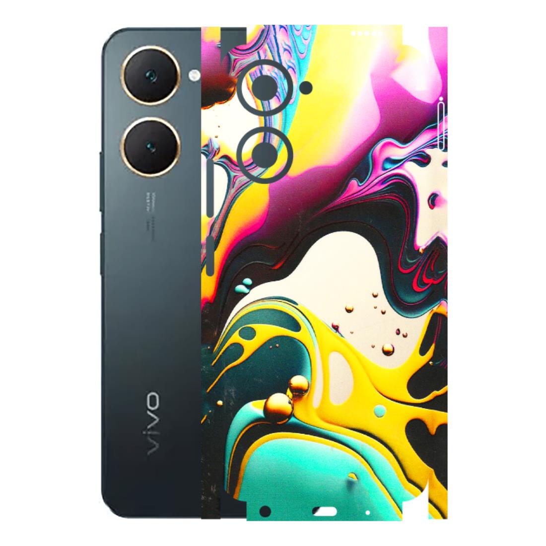 VIVO Y Series Phone Skins (All Models) - Multicolor Abstract pattern - 3D Embossed Finish (L-254) Vivo Y18