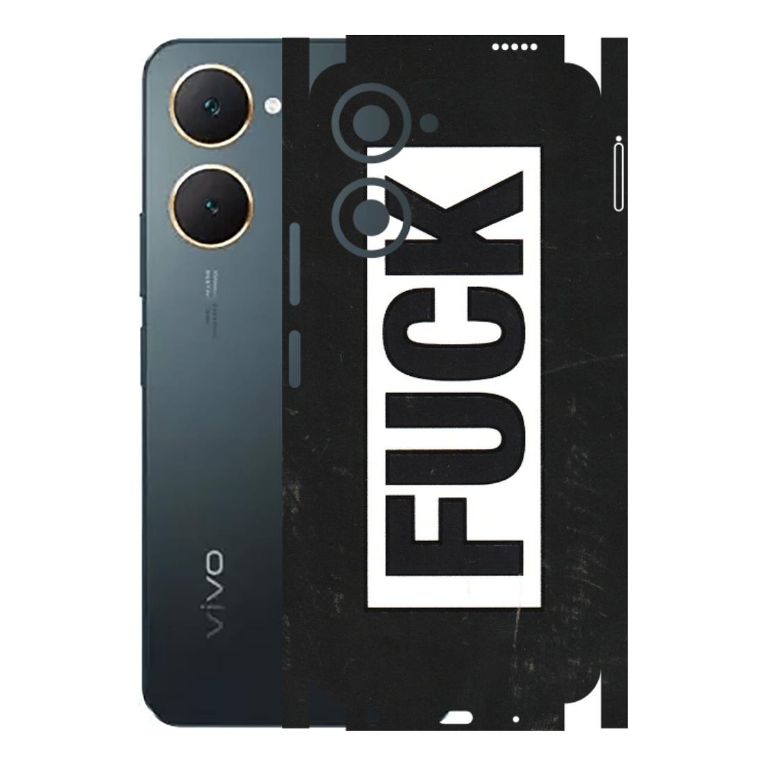 VIVO Y Series Phone Skins (All Models) - The F Word - 3D Embossed Finish (L-255) Vivo Y18