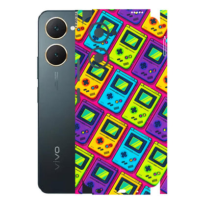 VIVO Y Series Phone Skins (All Models) - Gameboy Colourful - 3D Embossed Finish (L-266) Vivo Y18