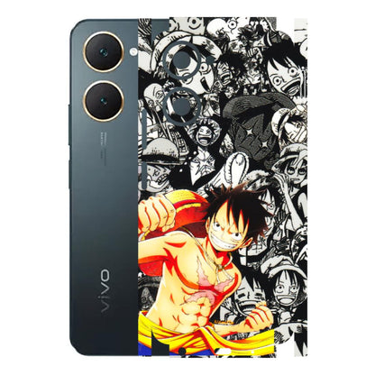 VIVO Y Series Phone Skins (All Models) - Anime Comics Games Doodles - 3D Embossed Finish (L-27) Vivo Y18