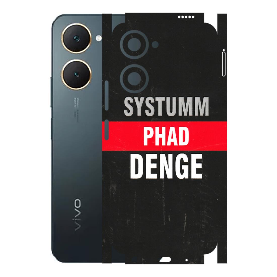 VIVO Y Series Phone Skins (All Models) - Systumm Phad Denge - 3D Embossed Finish (L-278) Vivo Y18