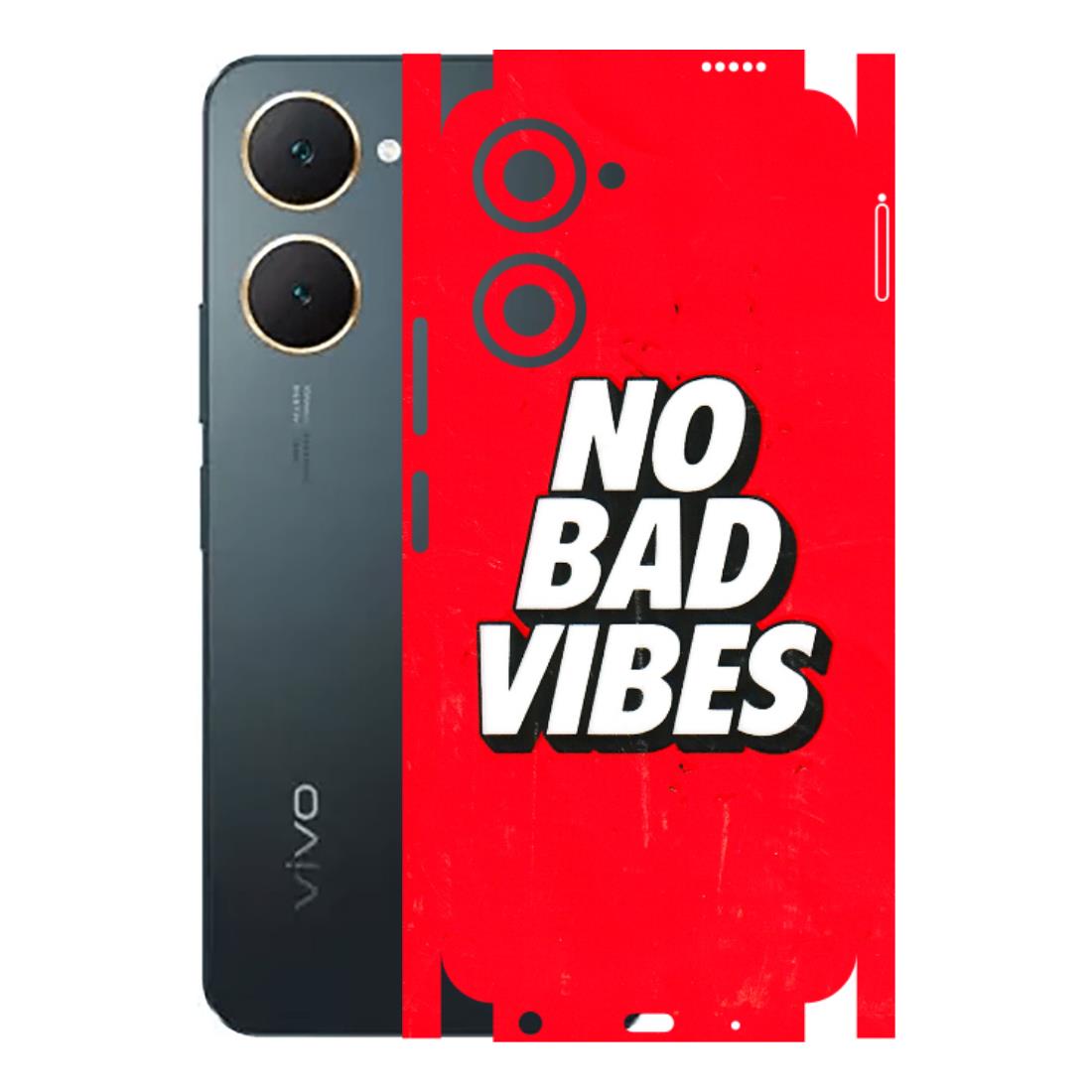 VIVO Y Series Phone Skins (All Models) - No Bad Vibes - 3D Embossed Finish (L-280) Vivo Y18