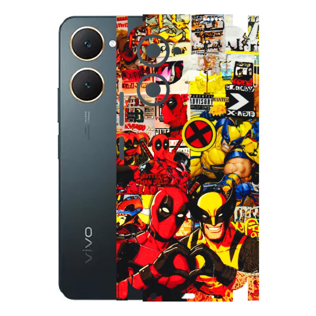 VIVO Y Series Phone Skins (All Models) - Spidy Wolverine - 3D Embossed Finish (L-310) Vivo Y18