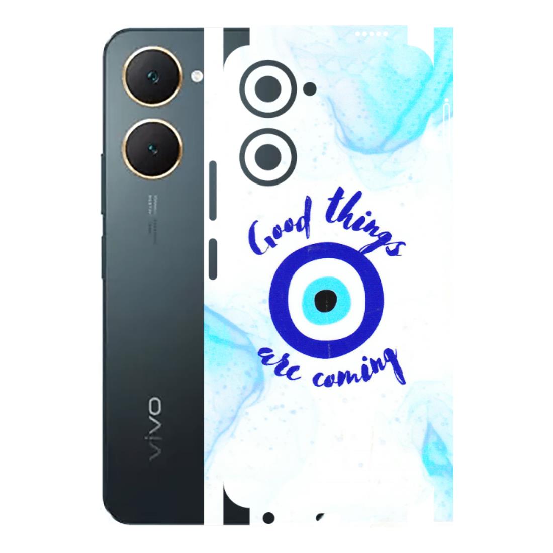 VIVO Y Series Phone Skins (All Models) - Evil Eye Good Things Are Coming - 3D Embossed Finish (L-322) Vivo Y18