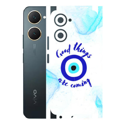 VIVO Y Series Phone Skins (All Models) - Evil Eye Good Things Are Coming - 3D Embossed Finish (L-322) Vivo Y18