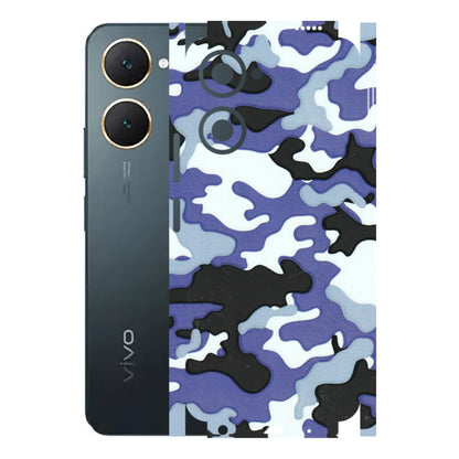 VIVO Y Series Phone Skins (All Models) - Powerfull Military Camoflauge - 3D Embossed Finish (L-49) Vivo Y18