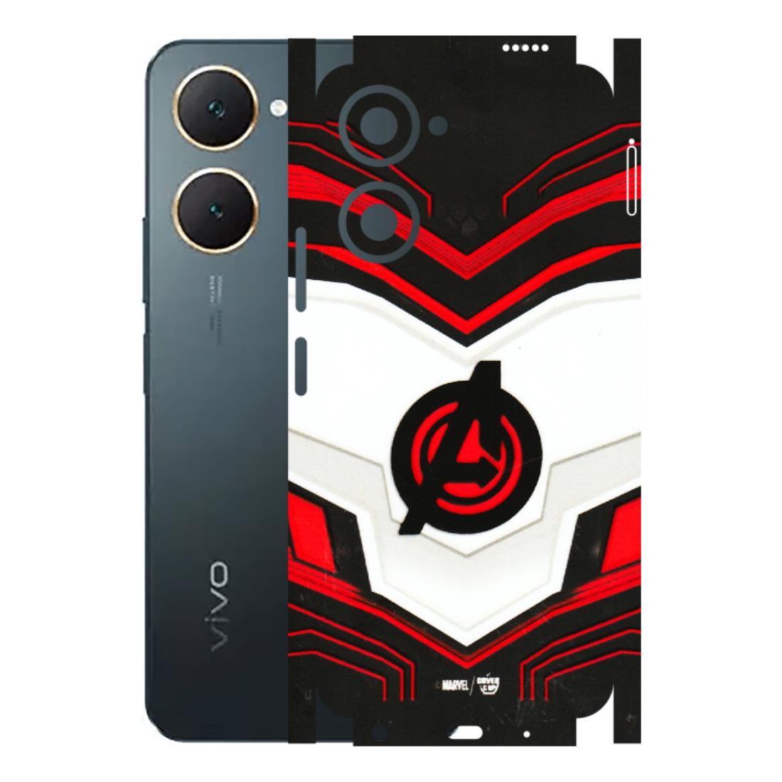 VIVO Y Series Phone Skins (All Models) - Avengers Logo - 3D Embossed Finish (L-55) Vivo Y18