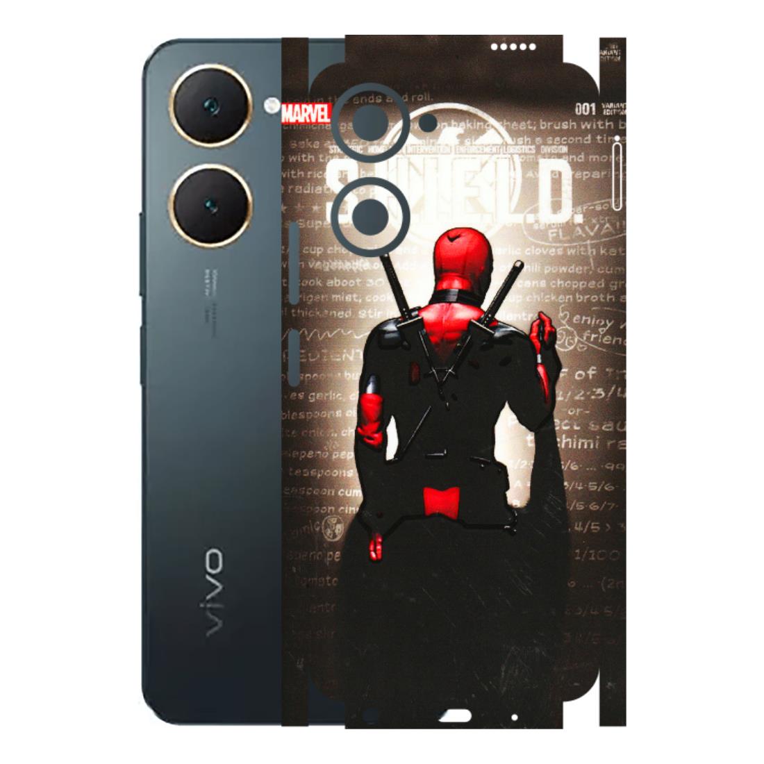 VIVO Y Series Phone Skins (All Models) - Deadpool - 3D Embossed Finish (L-56) Vivo Y18