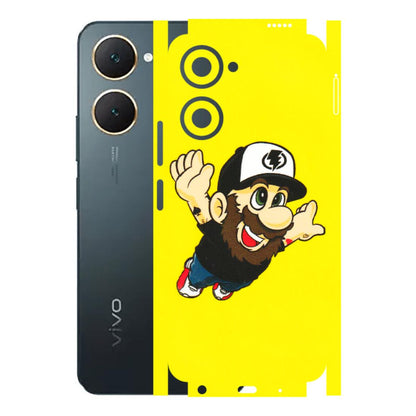VIVO Y Series Phone Skins (All Models) - Flying Beardo - 3D Embossed Finish (L-60) Vivo Y18