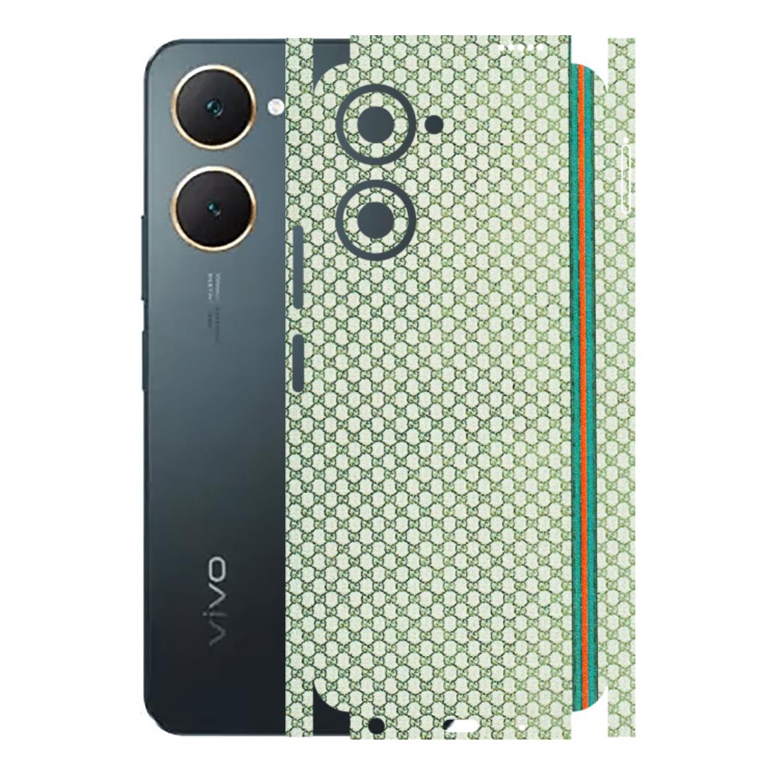 VIVO Y Series Phone Skins (All Models) - Gucci Fabric Pattern - 3D Embossed Finish (L-73) Vivo Y18