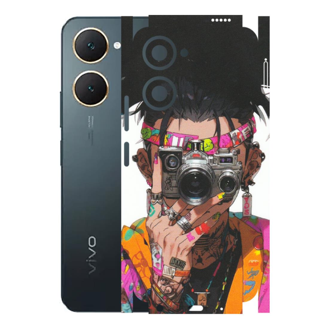VIVO Y Series Phone Skins (All Models) - Camera Lover Girl - Matte Finish (M-09) Vivo Y18