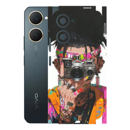 VIVO Y Series Phone Skins (All Models) - Camera Lover Girl - Matte Finish (M-09) Vivo Y18