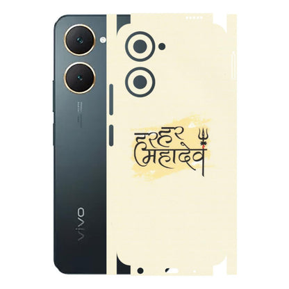 VIVO Y Series Phone Skins (All Models) - Har Har Mahadev - Matte Finish (M-10) Vivo Y18