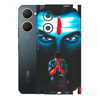 VIVO Y Series Phone Skins (All Models) - Mahakal Bhakt - Matte Finish (M-112) Vivo Y18