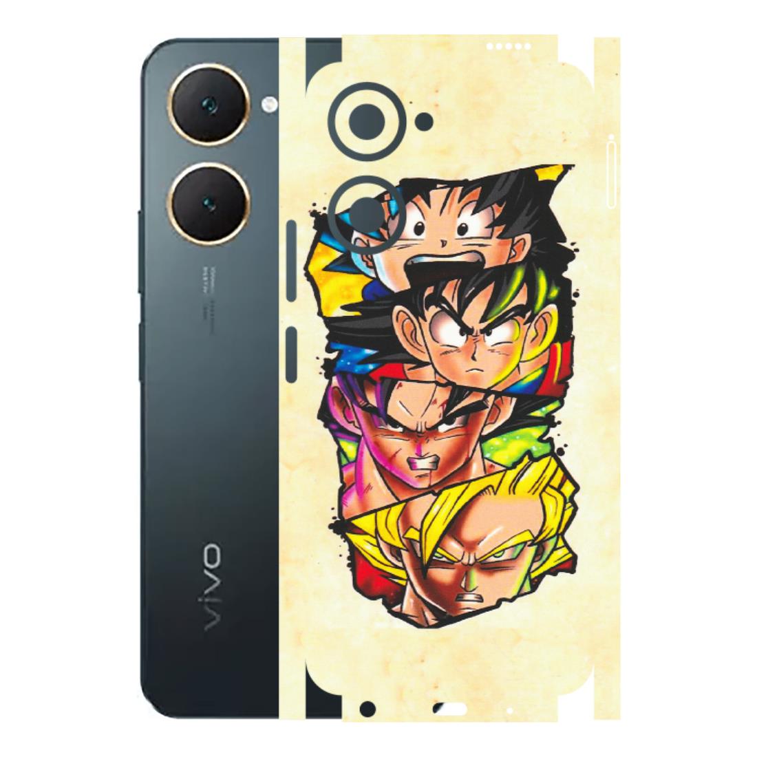 VIVO Y Series Phone Skins (All Models) - Angry Multi Anime - Matte Finish (M-113) Vivo Y18