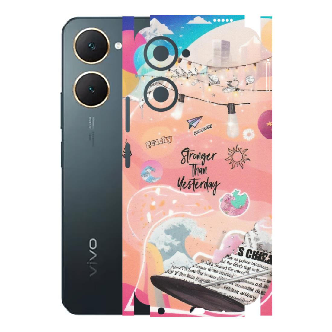 VIVO Y Series Phone Skins (All Models) - Stronger Then Yesterday - Matte Finish (M-128) Vivo Y18