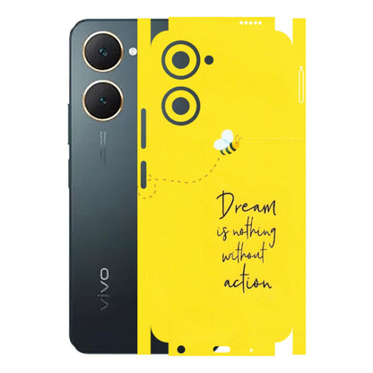 VIVO Y Series Phone Skins (All Models) - Dream Is Nothing Without Action - Matte Finish (M-138) Vivo Y18