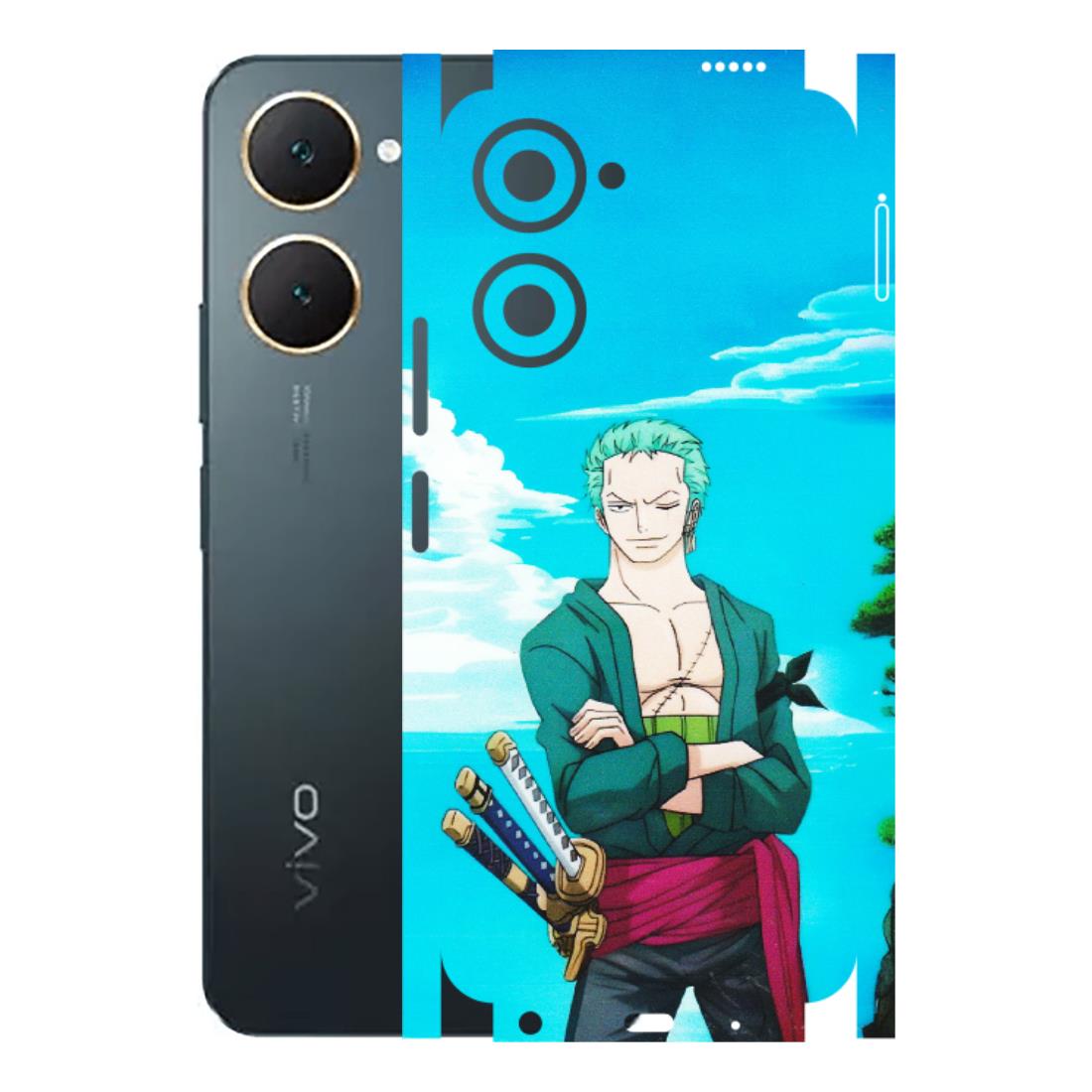 VIVO Y Series Phone Skins (All Models) - Cool Swordman Zoro Anime - Matte Finish (M-143) Vivo Y18