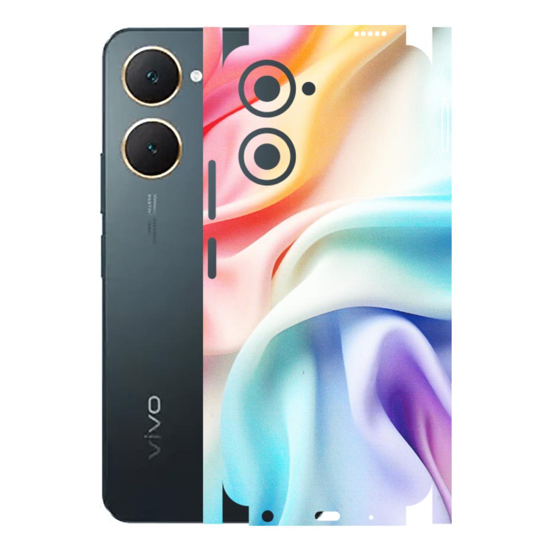 VIVO Y Series Phone Skins (All Models) - Colourful Silk Cloth - Matte Finish (M-165) Vivo Y18