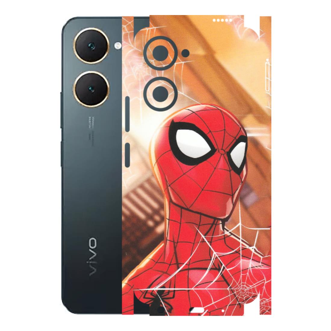 VIVO Y Series Phone Skins (All Models) - Spiderman Face New - Matte Finish (M-41) Vivo Y18
