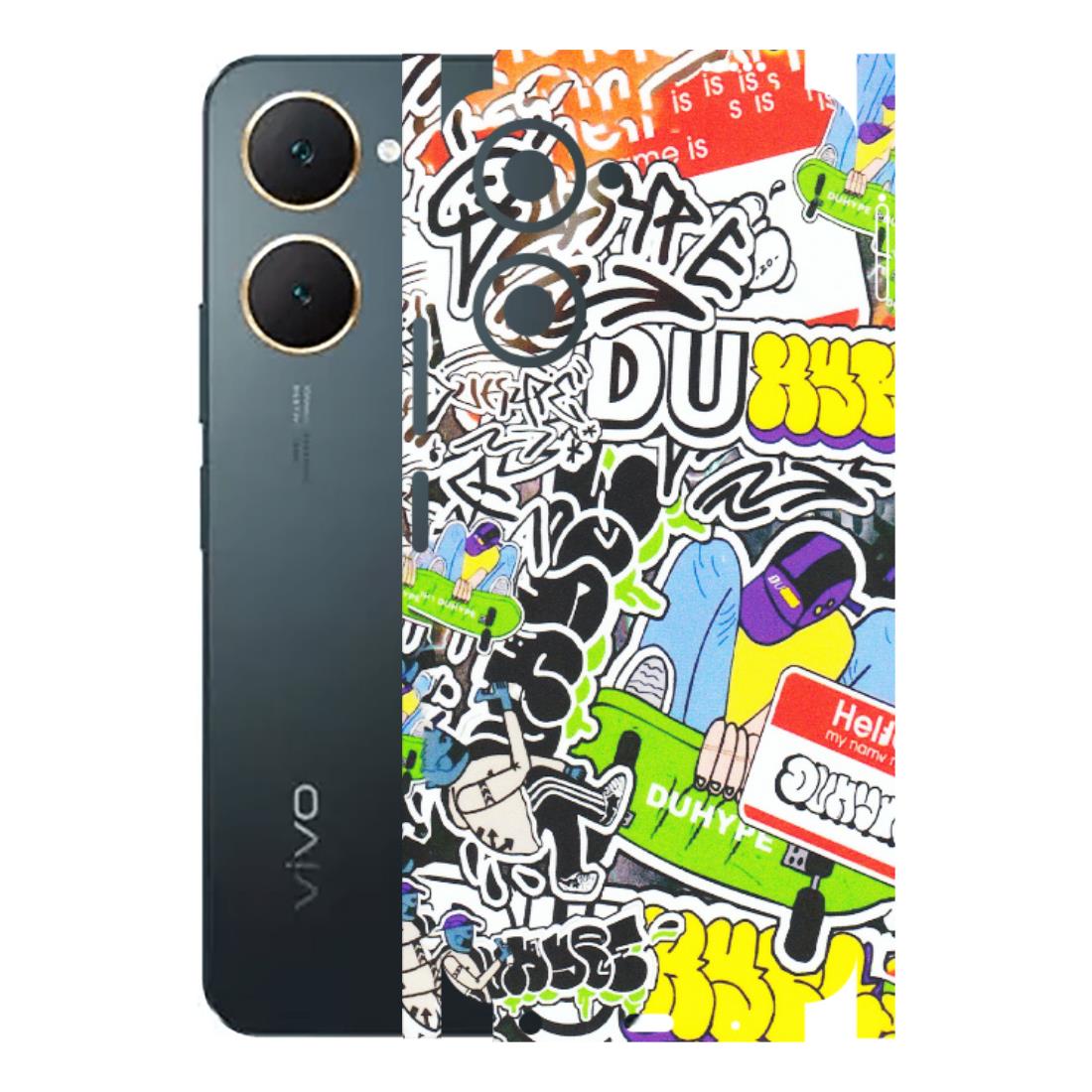 VIVO Y Series Phone Skins (All Models) - Dope Graffiti - Matte Finish (M-61) Vivo Y18