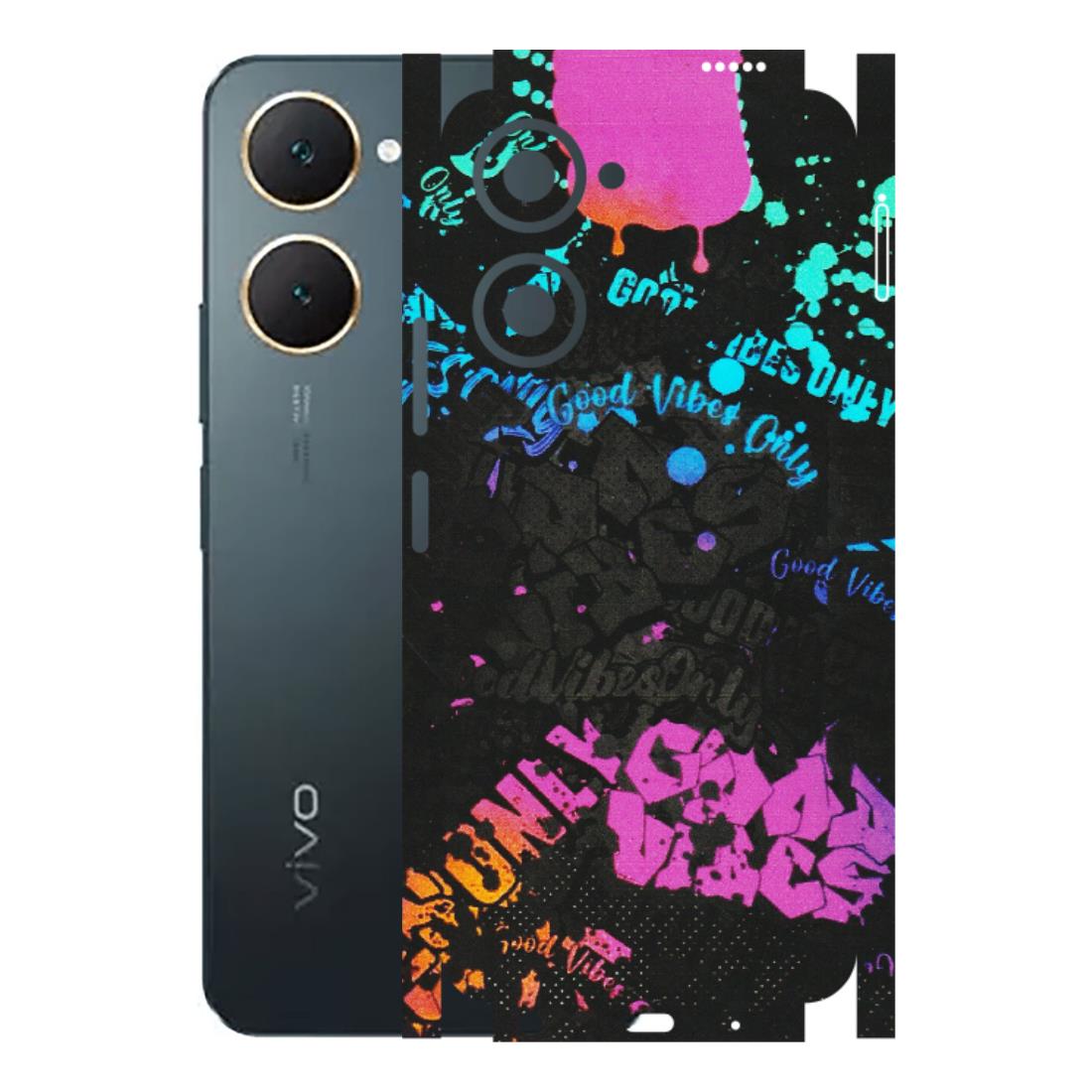 VIVO Y Series Phone Skins (All Models) - Majestic Black Vibes - Matte Finish (M-62) Vivo Y18
