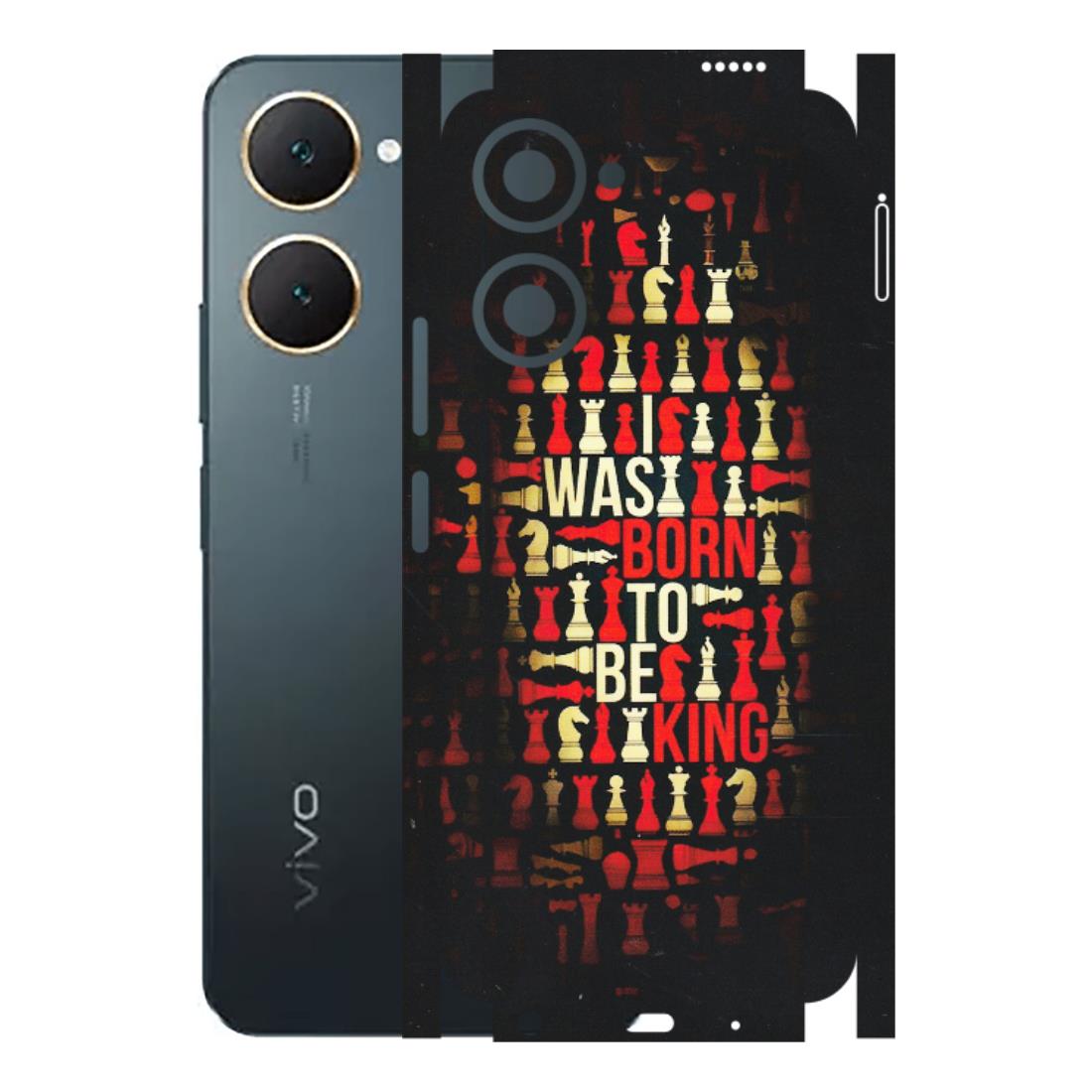 VIVO Y Series Phone Skins (All Models) - Born To Be King - Matte Finish (M-73) Vivo Y18