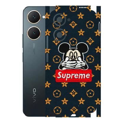 VIVO Y Series Phone Skins (All Models) - Mickey Supreme - Matte Finish (M-83) Vivo Y18