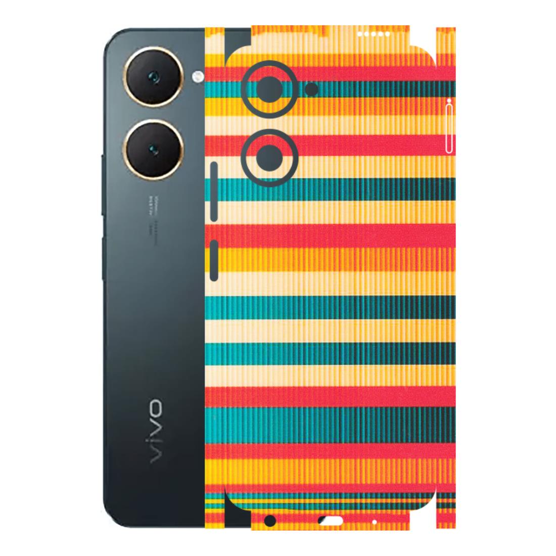 VIVO Y Series Phone Skins (All Models) - Colourful Stripes Soothing Effect - Matte Finish (M-86) Vivo Y18