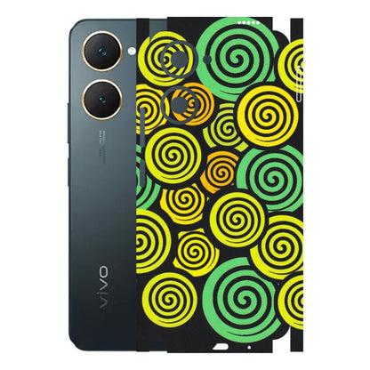 VIVO Y Series Phone Skins (All Models) - Crazy Spiral - Matte Finish (M-91) Vivo Y18