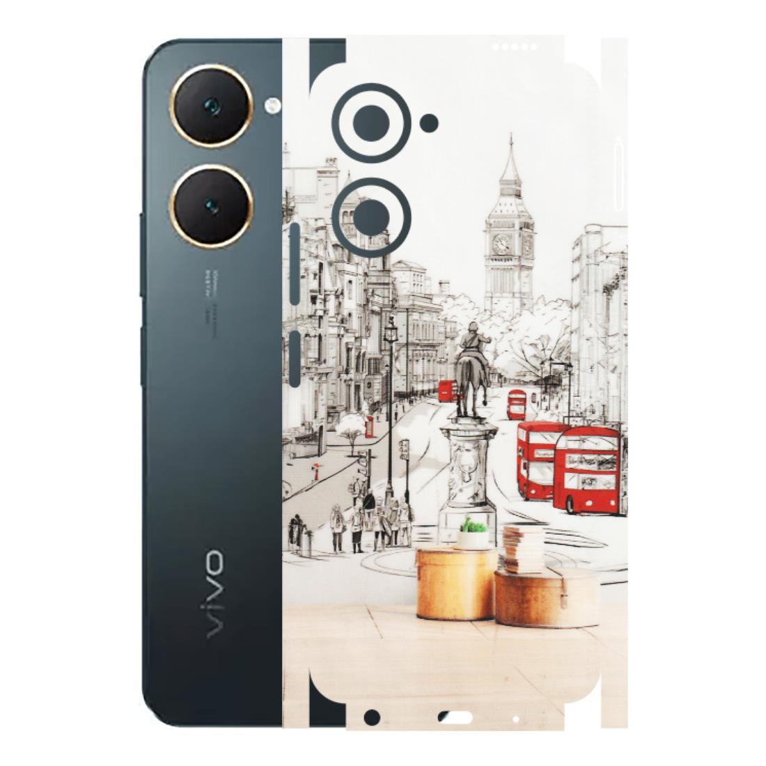 VIVO Y Series Phone Skins (All Models) - London Street - Transparent Finish (T-02) Vivo Y18