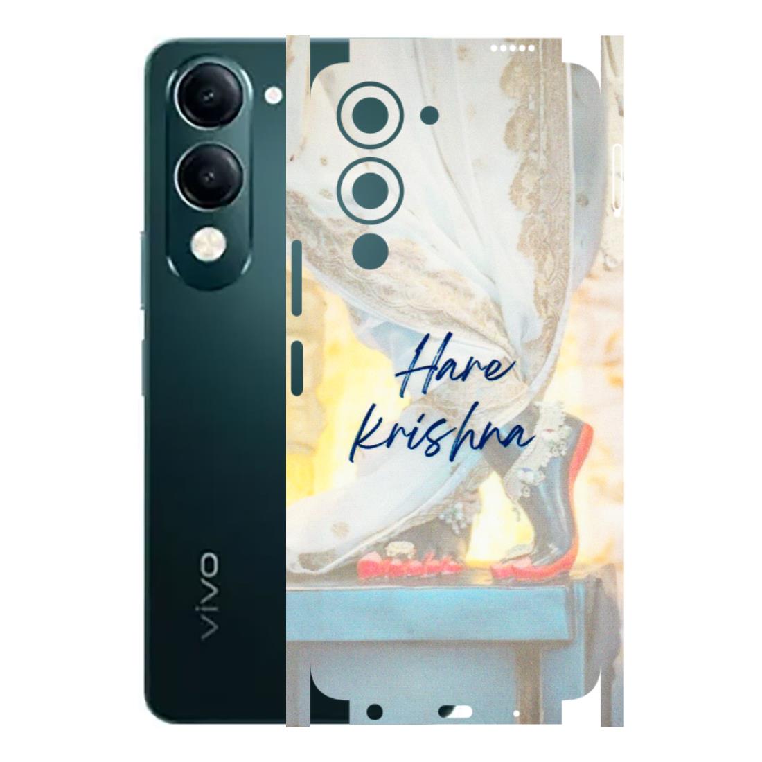 VIVO Y Series Phone Skins (All Models) - Hare Krishna - 3D Embossed Finish (L-03) Vivo Y19E