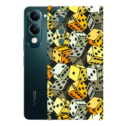 VIVO Y Series Phone Skins (All Models) - Dices Of Life - 3D Embossed Finish (L-04) Vivo Y19E