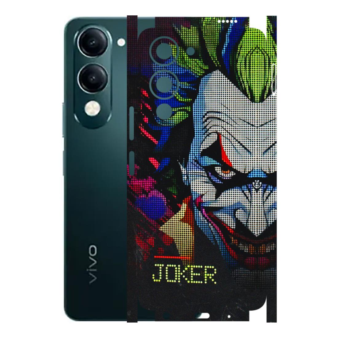 VIVO Y Series Phone Skins (All Models) - Joker Dot Matrix - 3D Embossed Finish (L-08) Vivo Y19E