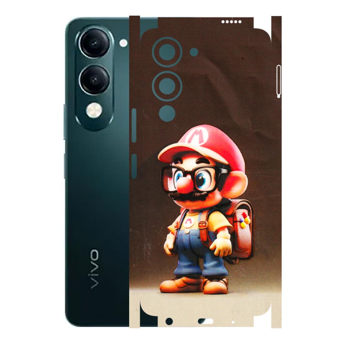 VIVO Y Series Phone Skins (All Models) - Little Mario - 3D Embossed Finish (L-119) Vivo Y19E