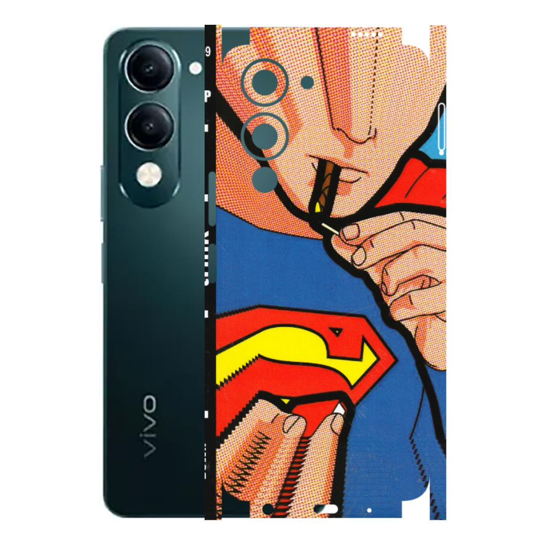 VIVO Y Series Phone Skins (All Models) - Superman Sutta - 3D Embossed Finish (L-130) Vivo Y19E