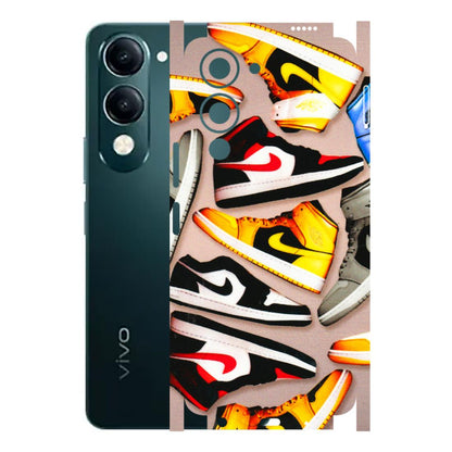 VIVO Y Series Phone Skins (All Models) - Sneaker Lover - 3D Embossed Finish (L-135) Vivo Y19E