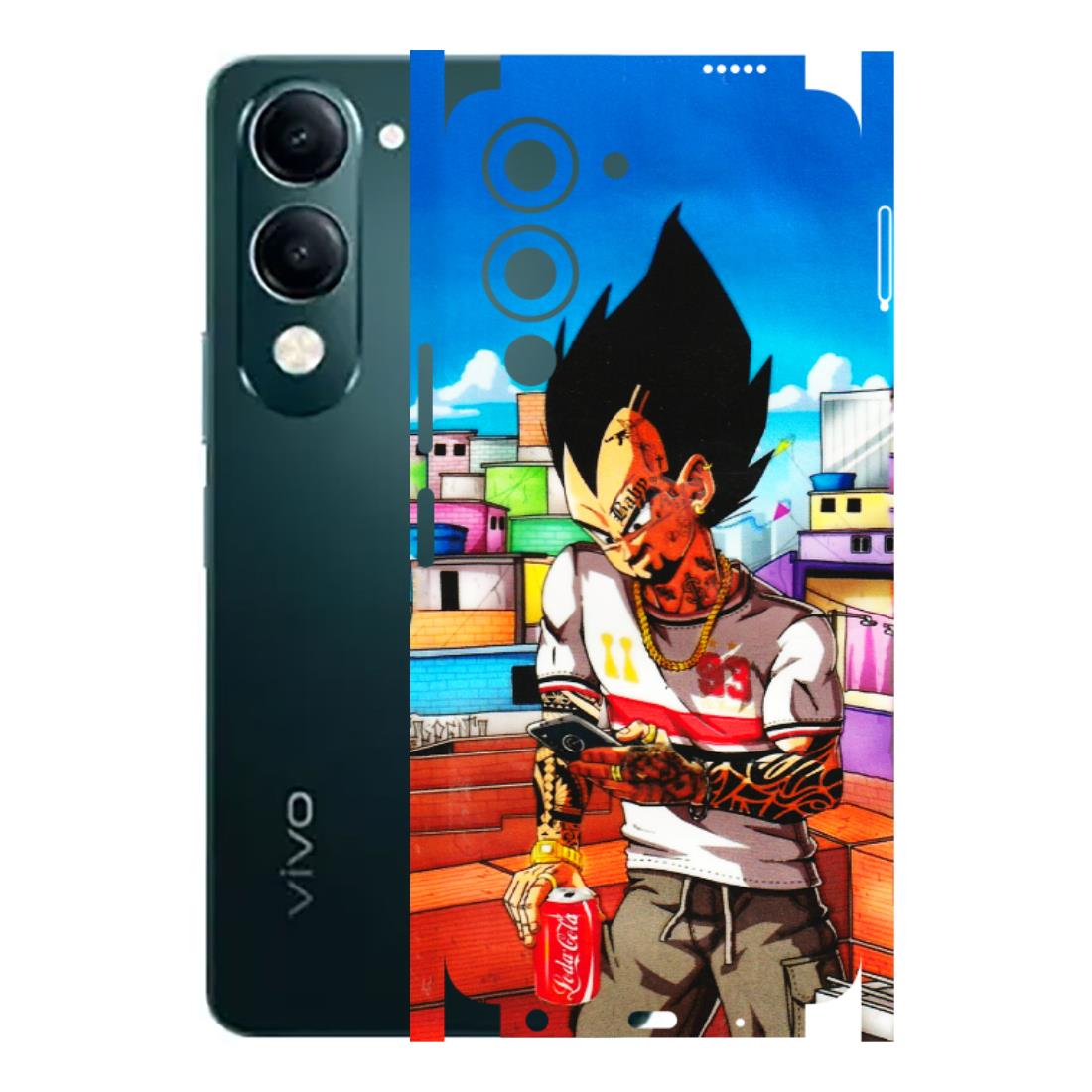 VIVO Y Series Phone Skins (All Models) - Vegeta - 3D Embossed Finish (L-136) Vivo Y19E