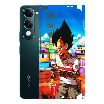VIVO Y Series Phone Skins (All Models) - Vegeta - 3D Embossed Finish (L-136) Vivo Y19E